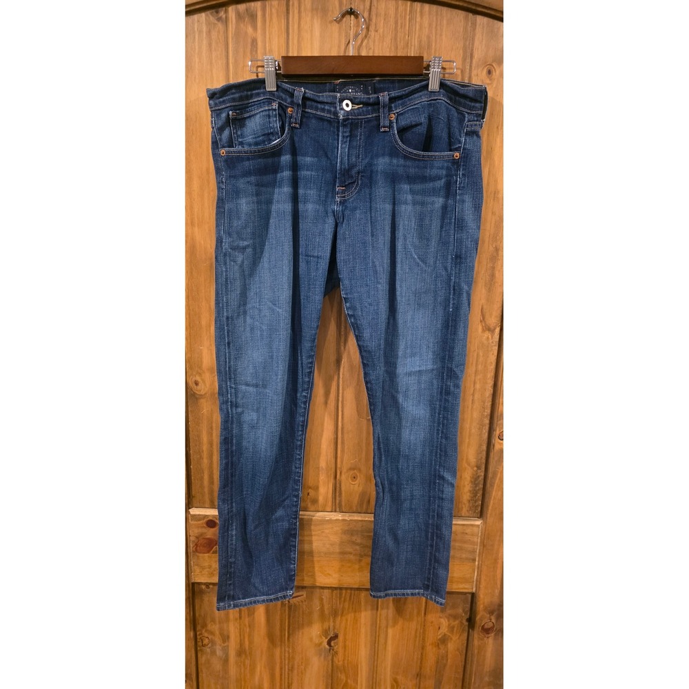 Lucky Brand Sienna Cigarette Jeans Women 14/32 Blue Excellent Slim Straight